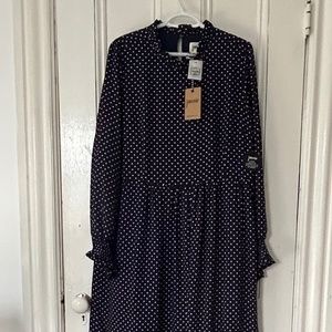 Joanie midimaxi polkadot dress